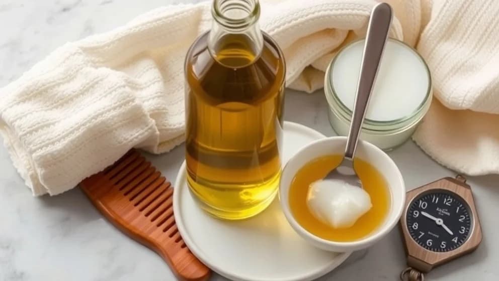 Hur länge ska man ha olivolja i håret