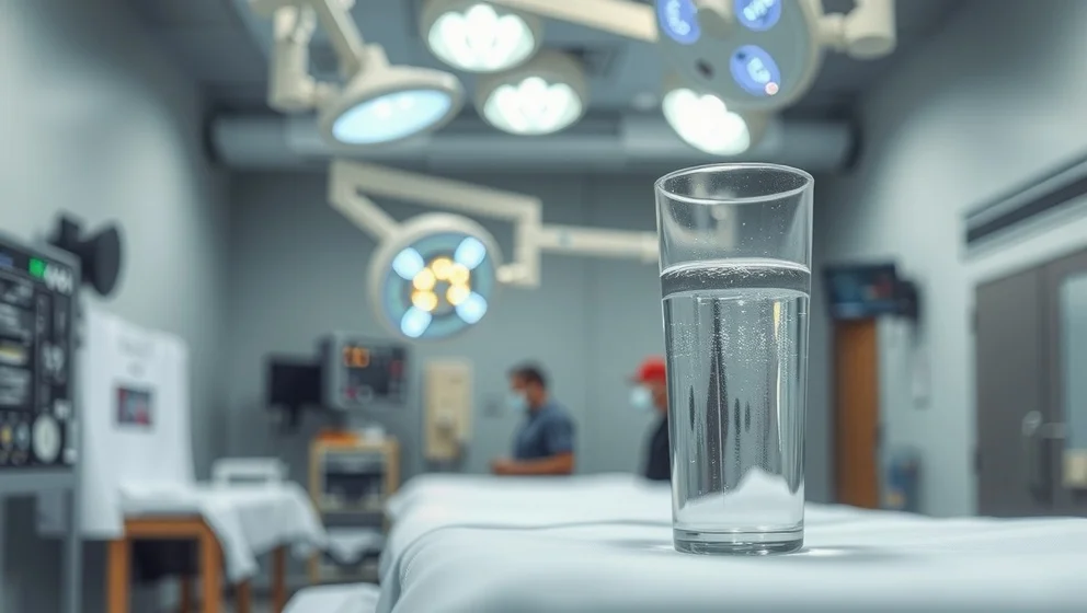 Varför får man inte dricka innan operation